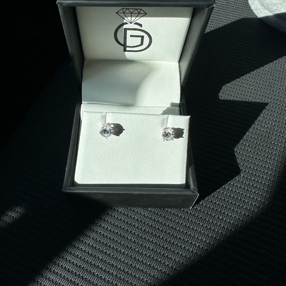 Elegant Silver Stud Earrings